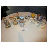 Figurines, Salt & Pepper Shaker, Cups, Piggy Bank