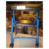 Walker w/Seat (Blue)
