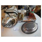 Silver Bowl, Tray, Chalis, Silver Cleaning Supp.