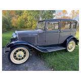 1931 Ford Model A 4dr Sedan, 4 Cyl. Gas, Manual