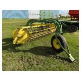 John Deere 660 4 Bar Tricycle Rake, S/N 302882E