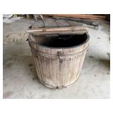 32x30 Vintage Wooden Barrel w/Top, For Honey?