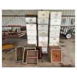 21 Bee Boxes, Approx. Half Have Frames