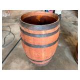 Wood Barrel 28 1/2in. H