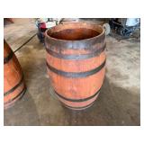Wood Barrel 28 1/2in. H