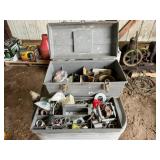 Toolbox w/Misc. Elec. Supplies