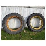2-13.6-38 Tires on Rims