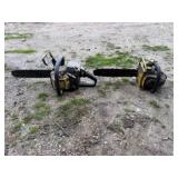 2-McCulloch Chainsaws w/14in Bars