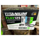 Titanium Flux 125 Inverter Power Source Wire Feed