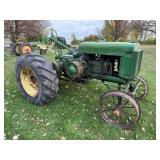 John Deere GP Gas, Front Steel Wheels,Manual Start