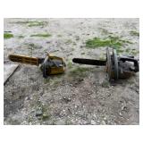 2-McCulloch Chainsaws w/12in Bars, Engines Free
