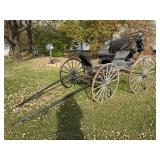 4 Wheel Horse Buggy w/Hitch