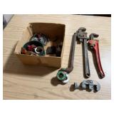 Pipe Wrenches, Plumbing Parts, Misc