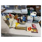Misc. Paint, Thinner, House Supplies, VTG Items
