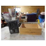 Milkhouse Heater w/Wood Box