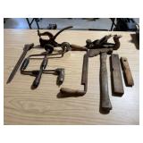 Vintage Tools, Hatchet, Level, Plane, Misc.