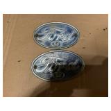 2-Metal 85 Ford Emblems