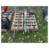 Assorted Yard Tools/Handles, HD Hammer, &
