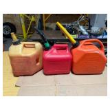 3-2.5 Gal. Gas Cans