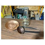 Lantern w/Brass Ladles