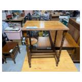 17.5x12x23.5 Wood Table