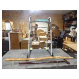 Folding Walker & 2 Walking Sticks