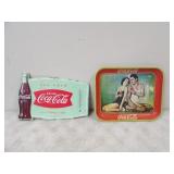 Drink Coca-Cola Tin Tray 13.25inx10.75inT, &