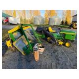John Deere 322 Lawn Tractor, Diesel, 520 Hours