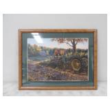 John Deere & Bucks Print by Bush 26inWx20.5inT