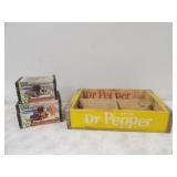 Vintage Dr.Pepper Wood Crate w/