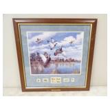 Abrupt Departure by David Maass w/Stamps,
