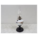 White Flame Light Co. Oil Lamp w/Black Amethyst