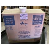Dart Jcup 8 oz Hot or Cold Insulated Food Containers Stock No. 8SJ20 Case of 1000