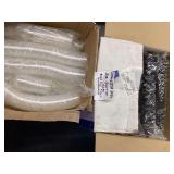Two Cases of AmerCareRoyal 2 oz Polypropylene Portion Cups in Black and Clear