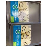Set of 2 Simply Done Medium Cookie Sheets 15x10 Non-Stick Carbon Steel Baking Pans