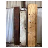 Plywood, Pegboard, and Brown Board Panels