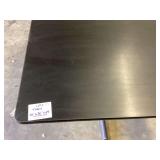 Black Laminate Top Pedestal Table 42 x 30 x 29 Inches