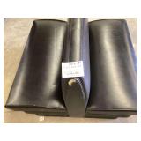 Double-Sided Black Vinyl Restaurant Booth Seating