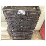 Lot of 10 IFCO 6408/6411 Break Down Plastic Produce Trays, 24x16