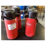 Four Community Coffee Insulated Dispensing Carafes