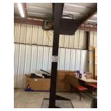 Black Metal Video Management System Stand 20x84 Inches