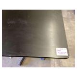 Commercial Restaurant Table with Black Top and X-Base