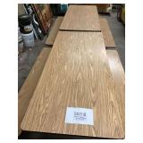 Rolling Folding Cafeteria Table with Attached Benches 12 Foot by 4 Foot 6 Inch