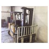 Yale Propane Forklift with Overhead Guard and Forks