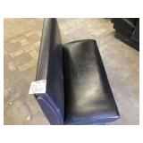Sandmann Black Upholstered Restaurant Booth Seat