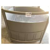 Round Produce Merchandising Bin Display 48 x 48 x 42 Inches
