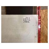 0.5-inch OSB 48x48, Plywood, Red Shelf, and Black Shelving