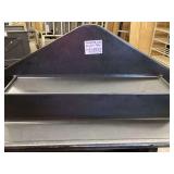 Black Plastic Produce Display Tray 64.5' x 18.5' x 17'