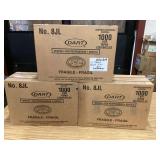3 Cases Dart No. 8JL Vented Lids 1000 Count per Case