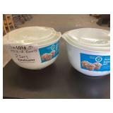 Two Sets of Simply Done 3-Piece Mixing Bowl Sets